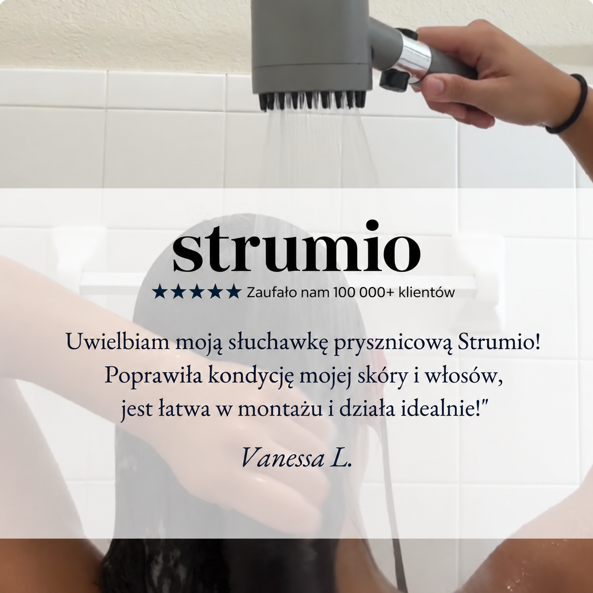 Strumio™ - Słuchawka Prysznicowa z Filtrem