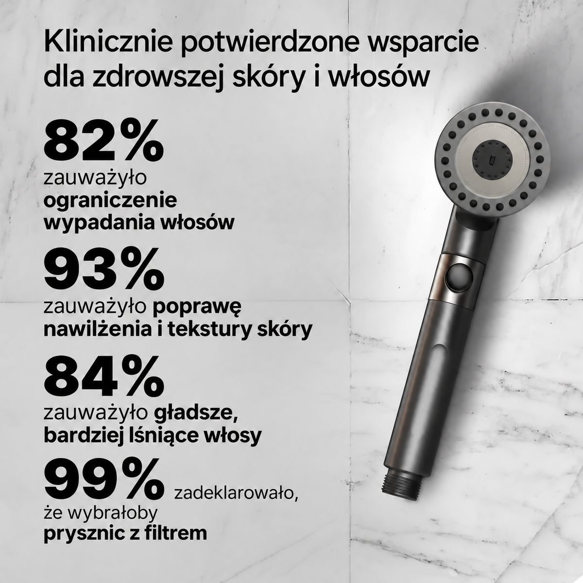Strumio™ - Słuchawka Prysznicowa z Filtrem